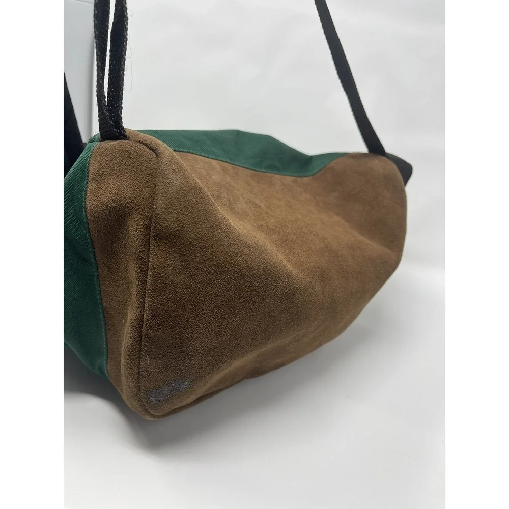 Vintage Embroidered Moosehead Canadian Lager Beer‎ Backpack, Leather Bottom
